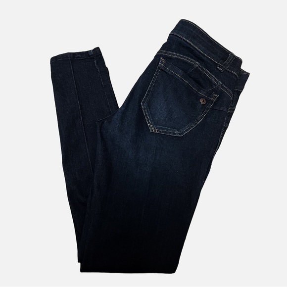 Democracy Ab-Solution Dark Indigo Booty Lift Jeggings Size 6 - Picture 5 of 7